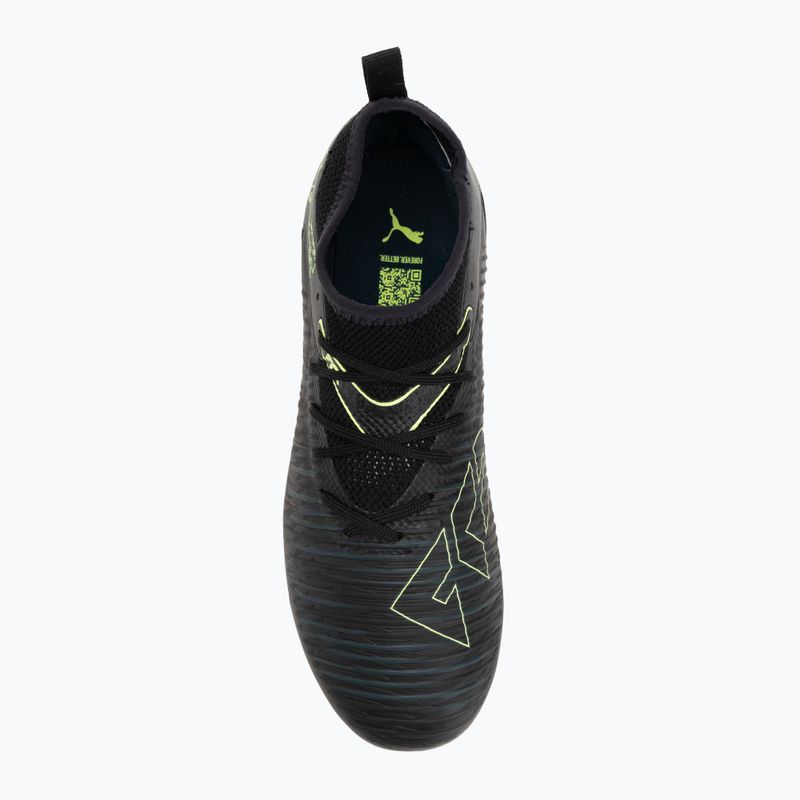 PUMA Future 8 Match FG/AG Jr gyermek futballcipő puma fekete/fizzy light/zöld terep 5