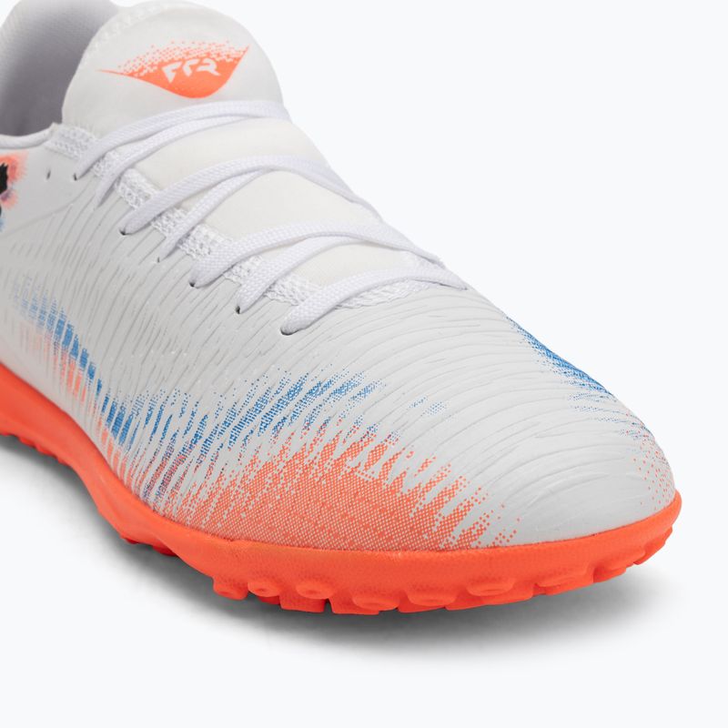PUMA Future 8 Play TT férfi futballcipő puma fehér/puma fekete/csillogó piros 7