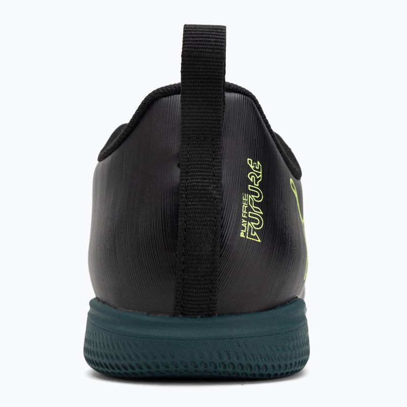 PUMA Future 8 Play It Jr gyermek focicipő puma fekete/fizzy light/zöld terepcipő 6