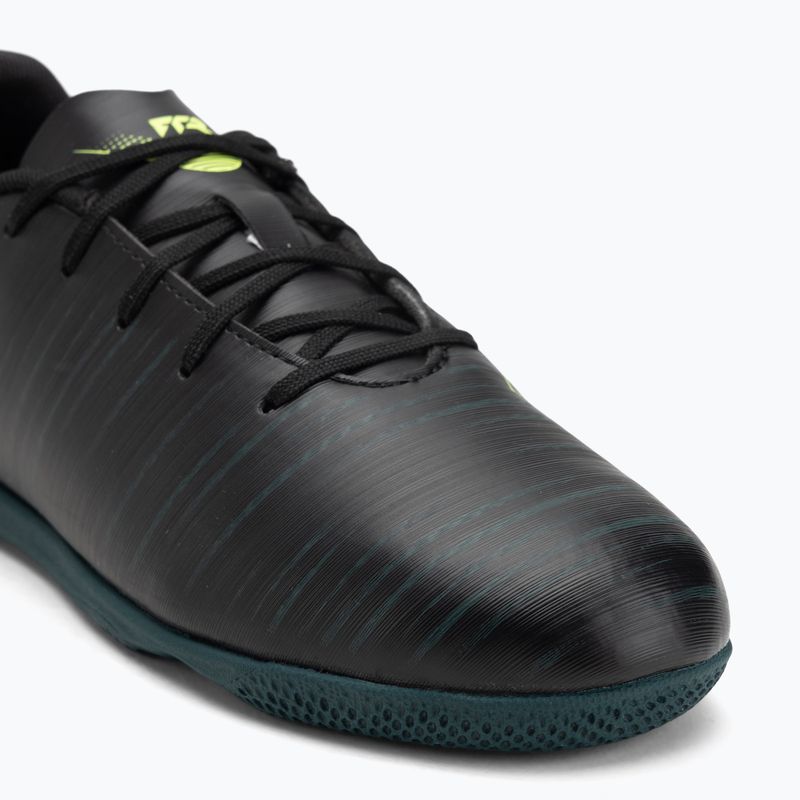 PUMA Future 8 Play It Jr gyermek focicipő puma fekete/fizzy light/zöld terepcipő 7