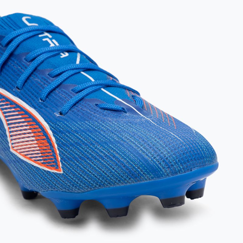 PUMA Ultra 6 Pro FG/AG Jr gyermek futballcipő ultra kék/puma fehér/izzó piros 7