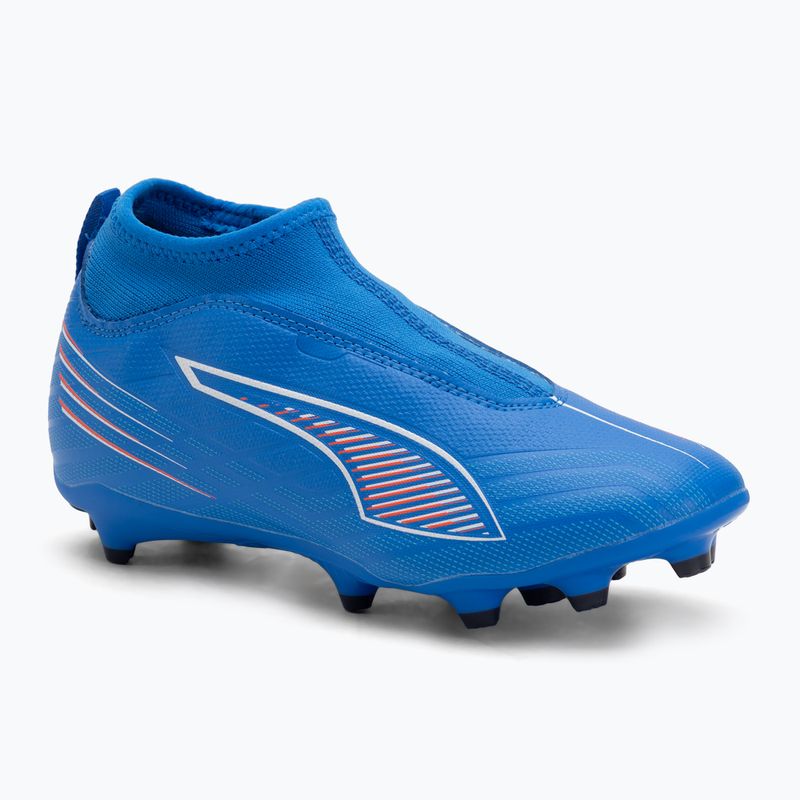 PUMA Ultra 6 Match+ LL FG/AG Jr gyermek focicipő ultra kék/puma fehér/izzó piros