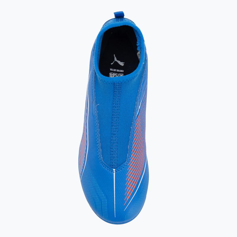 PUMA Ultra 6 Match+ LL FG/AG Jr gyermek focicipő ultra kék/puma fehér/izzó piros 5