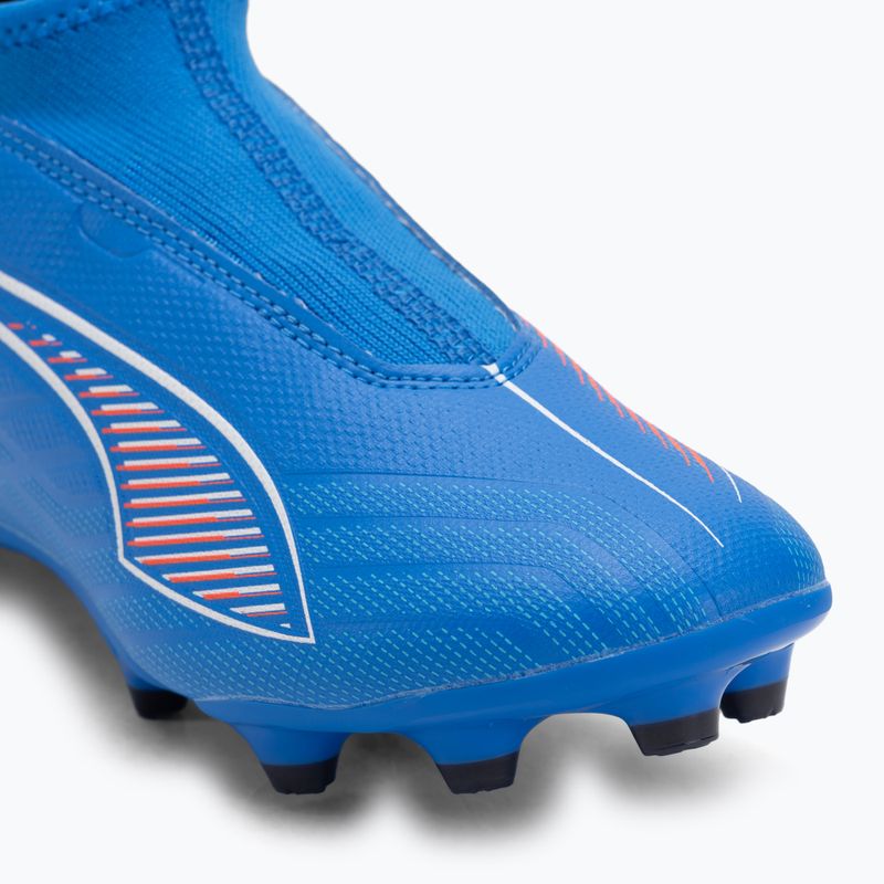 PUMA Ultra 6 Match+ LL FG/AG Jr gyermek focicipő ultra kék/puma fehér/izzó piros 7