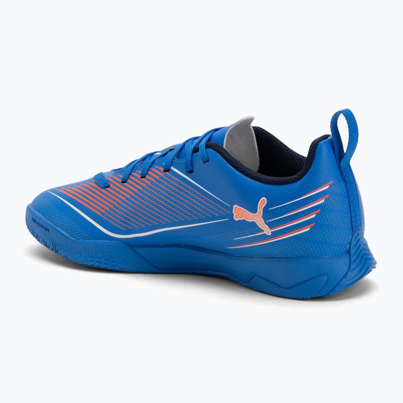 PUMA Ultra 6 Play It Jr gyermek focicipő ultra kék/puma fehér/izzó piros 3