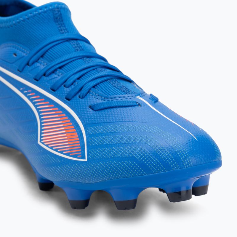 Férfi futballcipő PUMA Ultra 6 Play+ FG/AG ultra kék/puma fehér/izzó piros 7