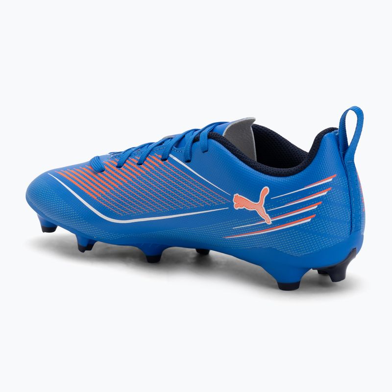 PUMA Ultra 6 Play FG/AG Jr gyermek futballcipő ultra kék/puma fehér/izzó piros 3