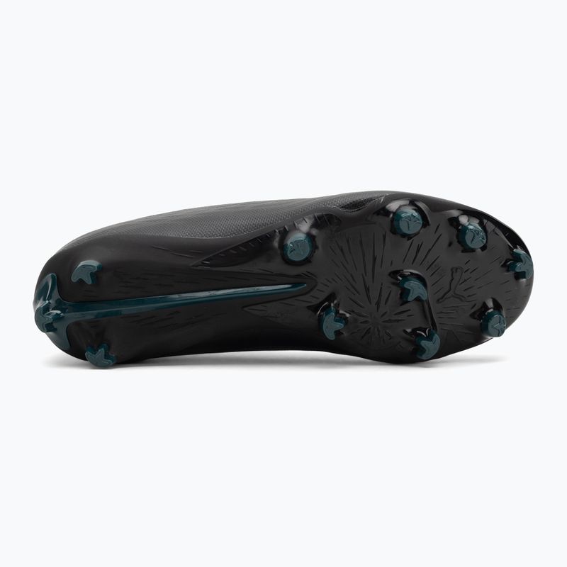 PUMA Ultra 6 Match FG/AG Jr gyermek futballcipő puma fekete/fizzy light/zöld terep 4