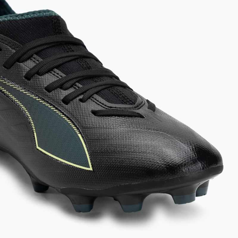 PUMA Ultra 6 Match FG/AG Jr gyermek futballcipő puma fekete/fizzy light/zöld terep 7