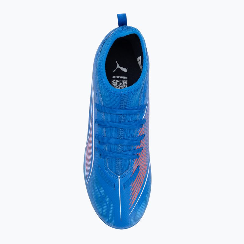 PUMA Ultra 6 Match FG/AG Jr gyermek futballcipő ultra kék/puma fehér/izzó piros 5