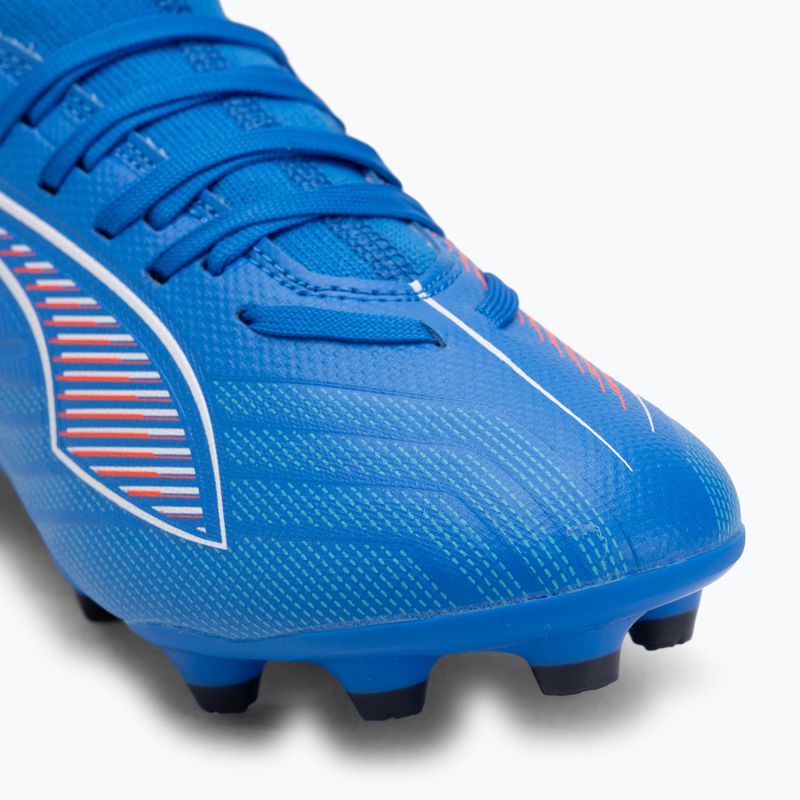 PUMA Ultra 6 Match FG/AG Jr gyermek futballcipő ultra kék/puma fehér/izzó piros 7