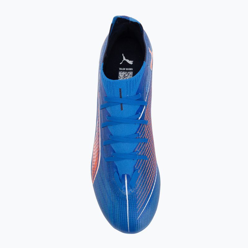 PUMA férfi futballcipő Ultra 6 Match FG/AG ultra kék/puma fehér/izzó piros 5