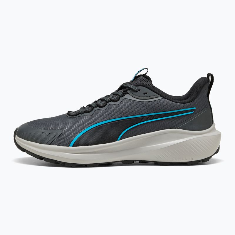 Férfi PUMA Skyrocket Lite Trail futócipő szürkésszürke/gyors kék