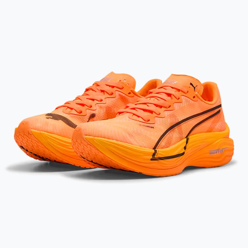 Női futócipő PUMA Deviate Nitro Elite 3 heat fire/puma black 11