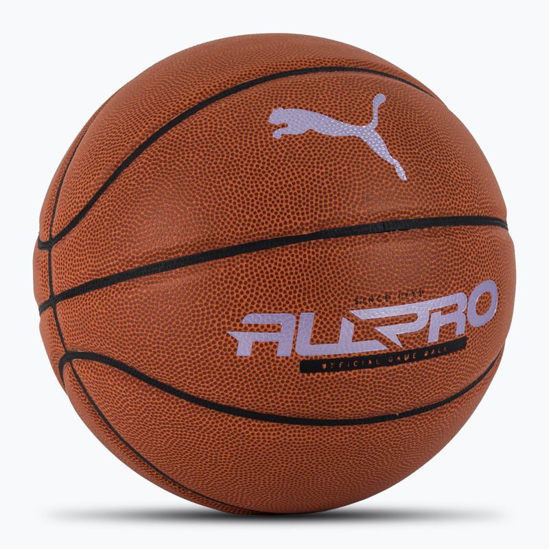 PUMA teamJAWS All Pro kosárlabda bőr barna/puma fekete 7-es méret 2