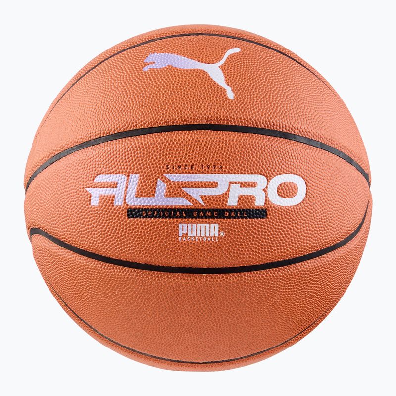 PUMA teamJAWS All Pro kosárlabda bőr barna/puma fekete 7-es méret