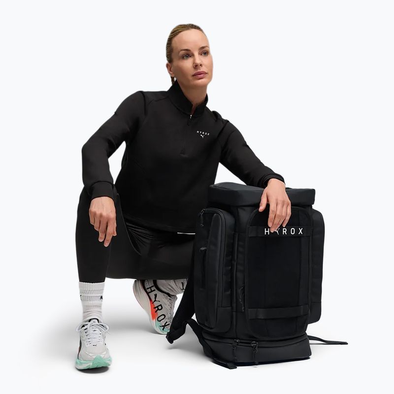 Női pulóver PUMA x HYROX Cloudspun 1/4 Zip puma fekete 2