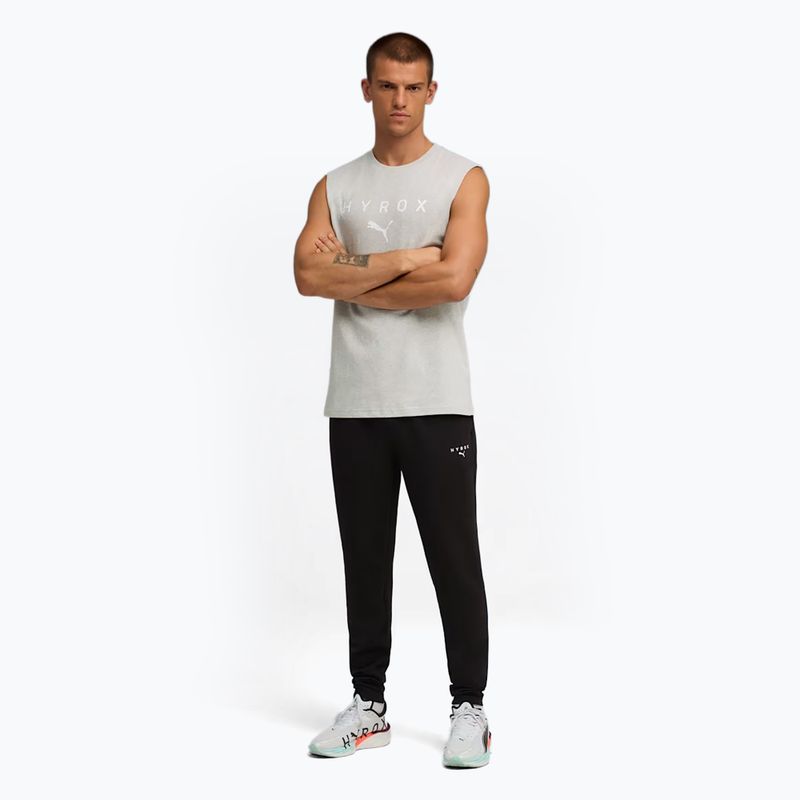 Férfi edzőpóló PUMA x HYROX Cutoff Tank szürke 2