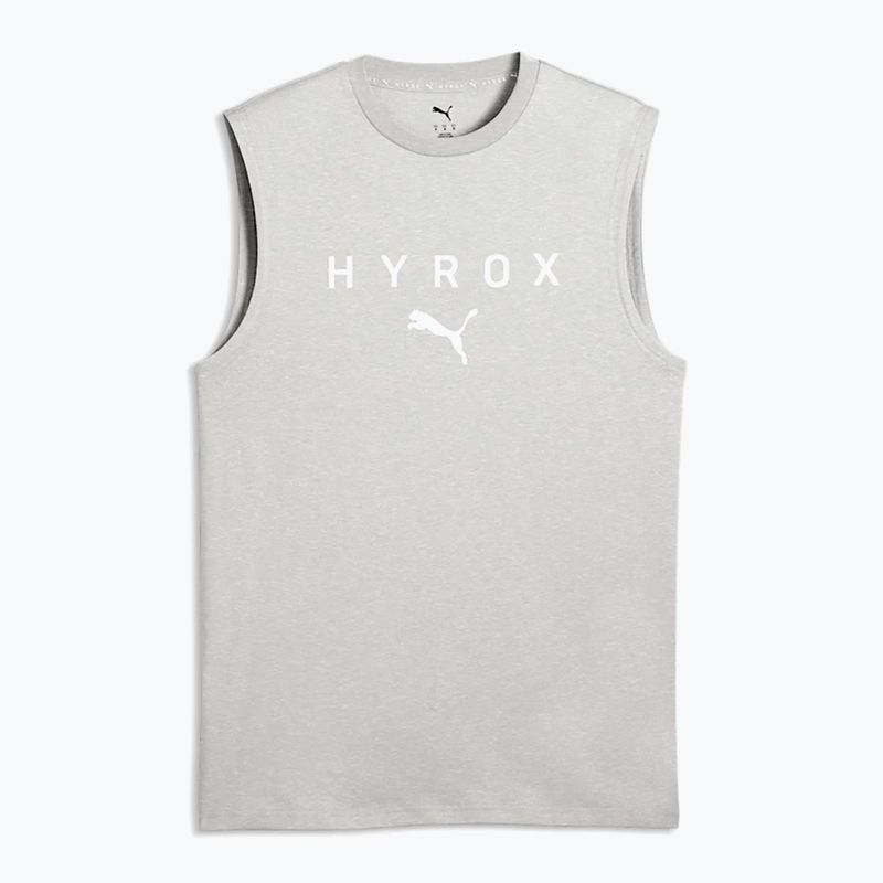 Férfi edzőpóló PUMA x HYROX Cutoff Tank szürke 4