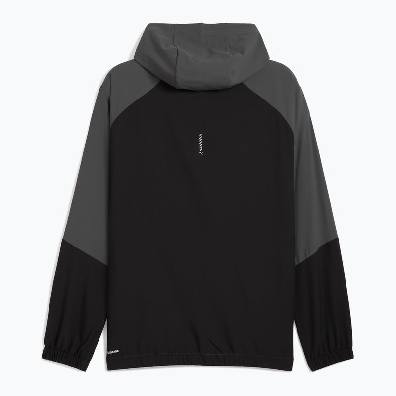 Férfi futódzseki PUMA Run Ultraweave kapucnis dzseki szürke szürkésszürke 2