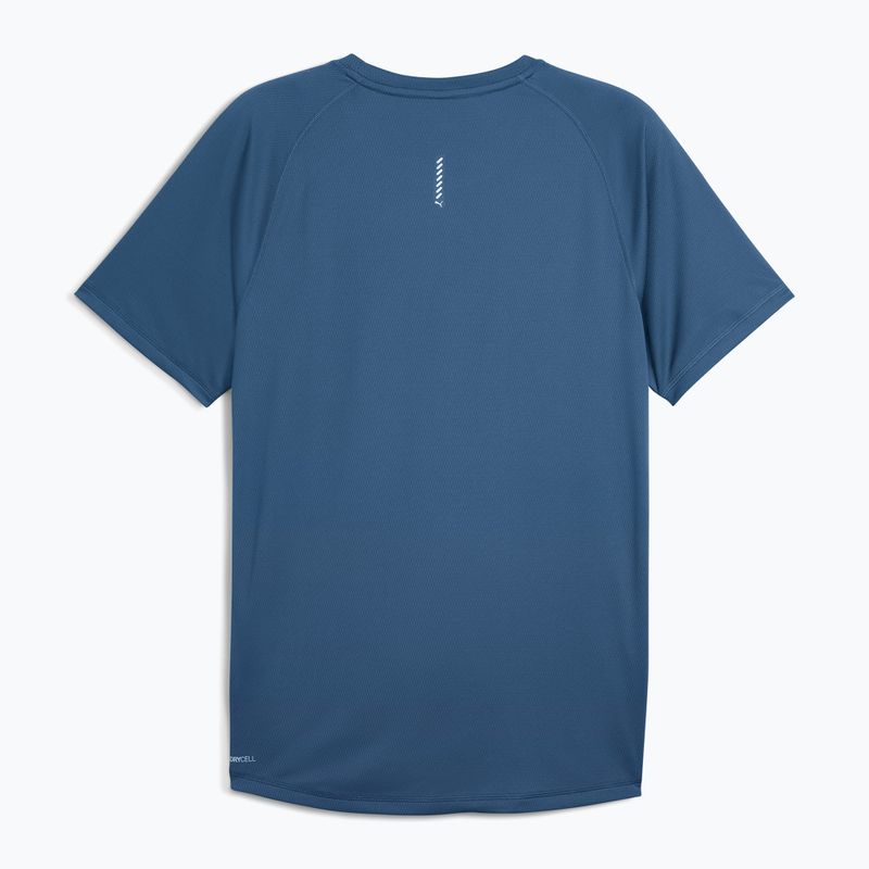 Férfi PUMA Run Velocity Tee Poly sötét indigókék futópóló 2
