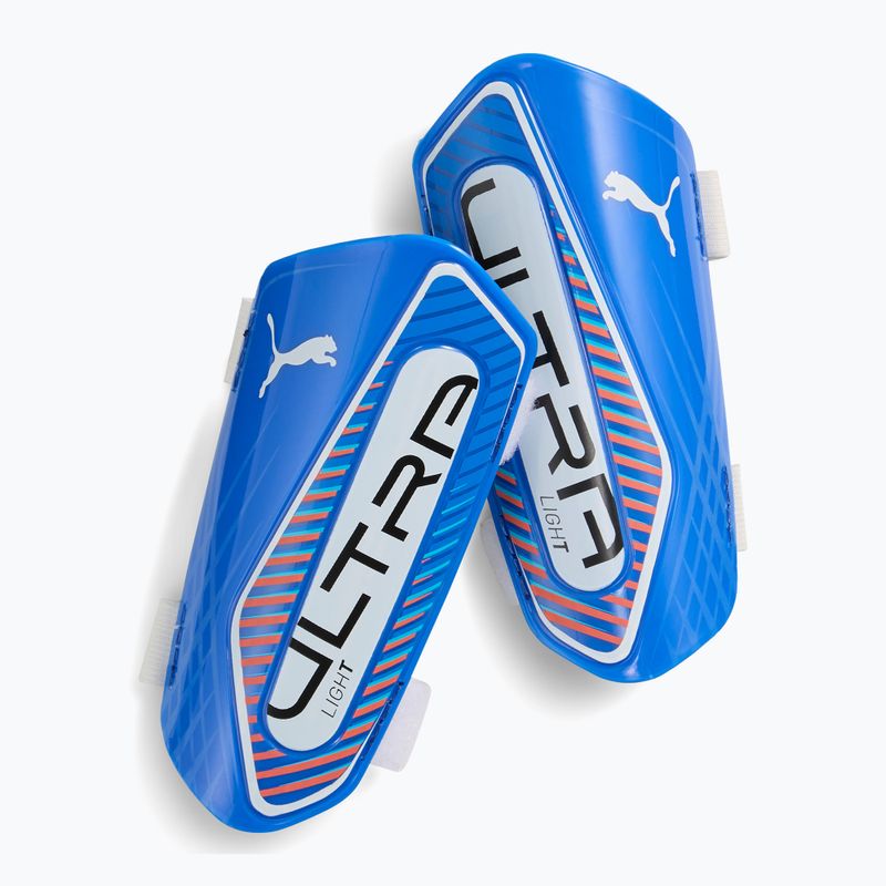PUMA Ultra Light Strap sípcsontvédő ultra kék/puma fehér/izzó piros
