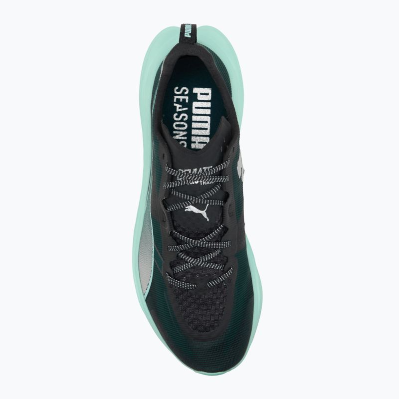 Férfi PUMA Deviate Nitro Elite Trail zöld terep / menta olvadás futócipő 5