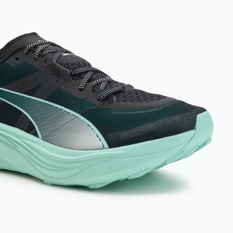 Férfi PUMA Deviate Nitro Elite Trail zöld terep / menta olvadás futócipő 7
