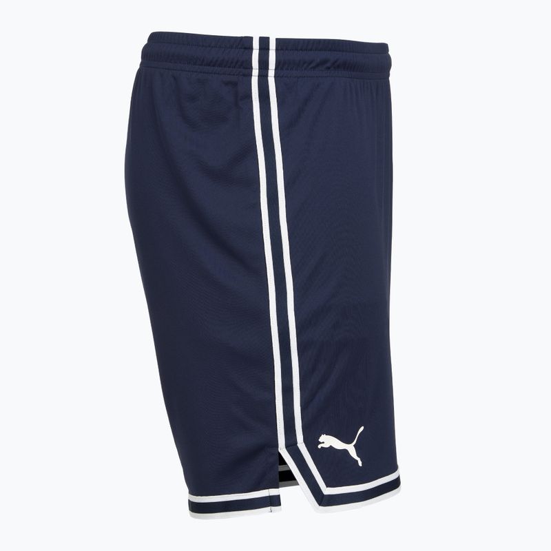 Férfi kosárlabda rövidnadrág PUMA Hoops Team Game puma navy 3
