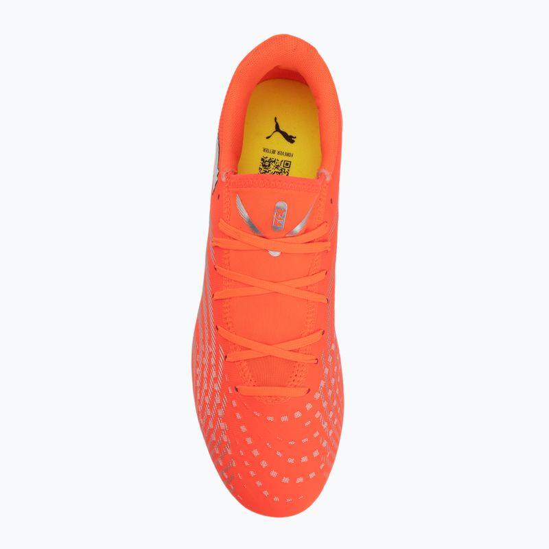 Focicipő PUMA Future 9 Play FG/AG glowing red/puma white/puma black/puma silver 5