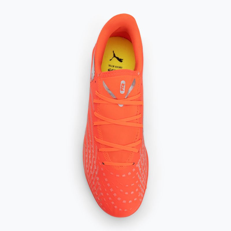 Focicipő PUMA Future 9 Play TT glowing red/puma white/puma black/puma silver 5
