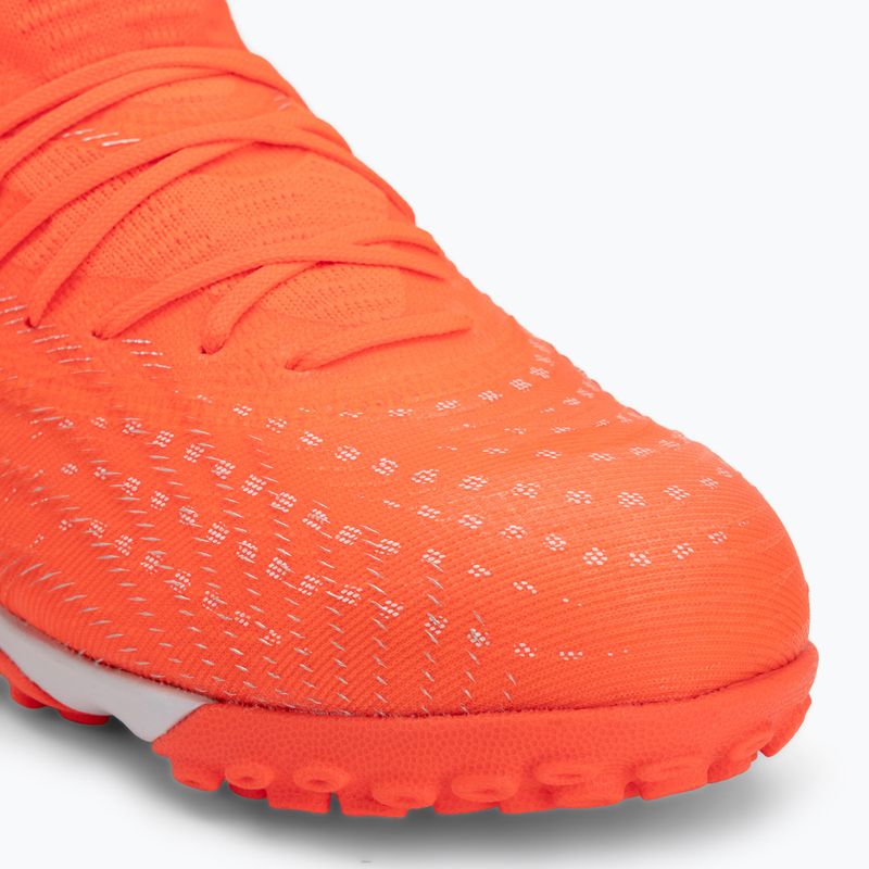 Focicipő PUMA Future 9 Match TT + Mid Jr glowing red/puma white/puma black/puma silver 7