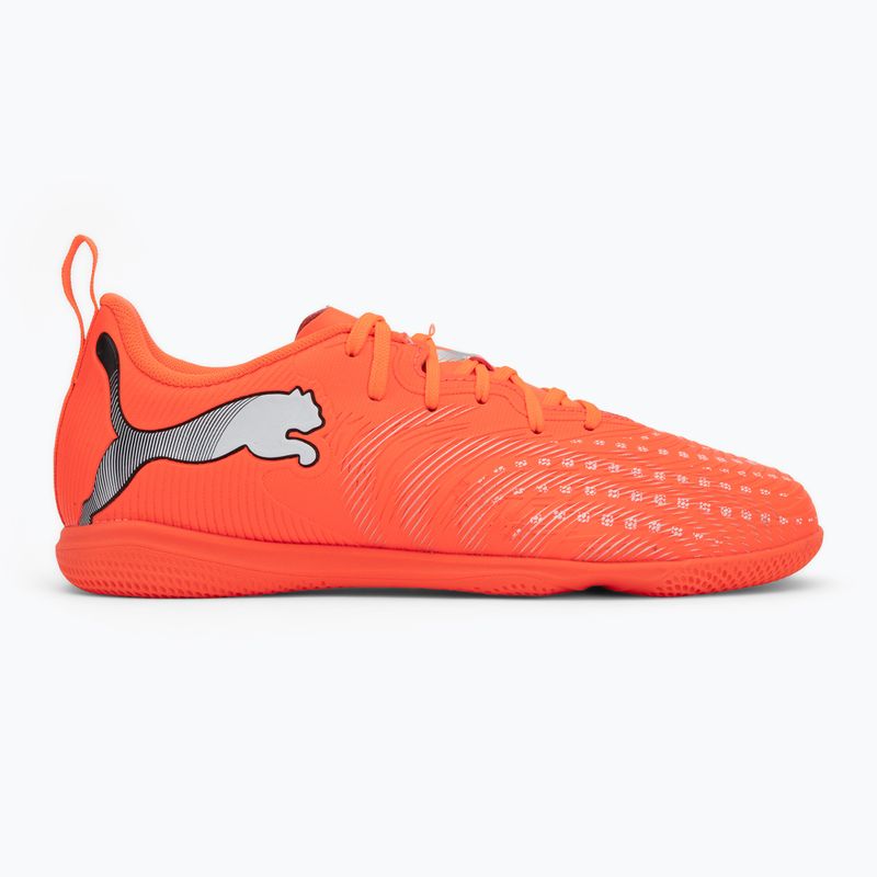Gyerek focicipő PUMA Future 9 Play IT Jr glowing red/puma white/puma black/puma silver 2