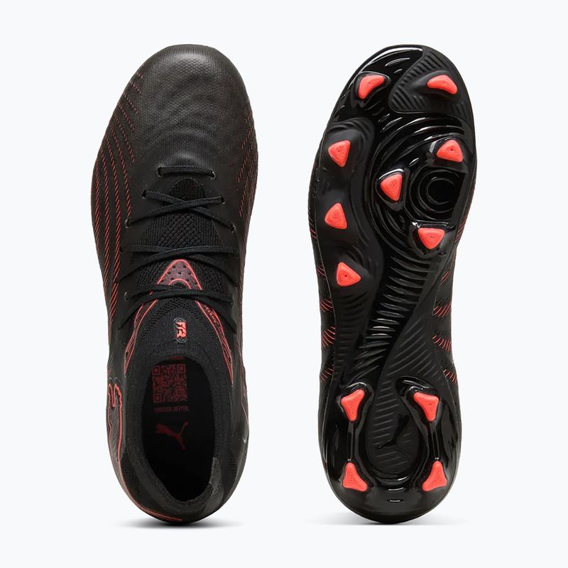 Gyerek focicipő PUMA Future 9 Pro FG/AG Jr puma black/puma white/blue jewel 11