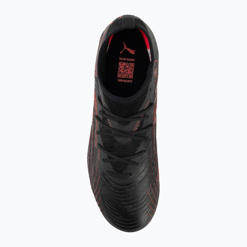 Gyerek focicipő PUMA Future 9 Match FG/AG Jr puma black/glowing red/strong grey 5
