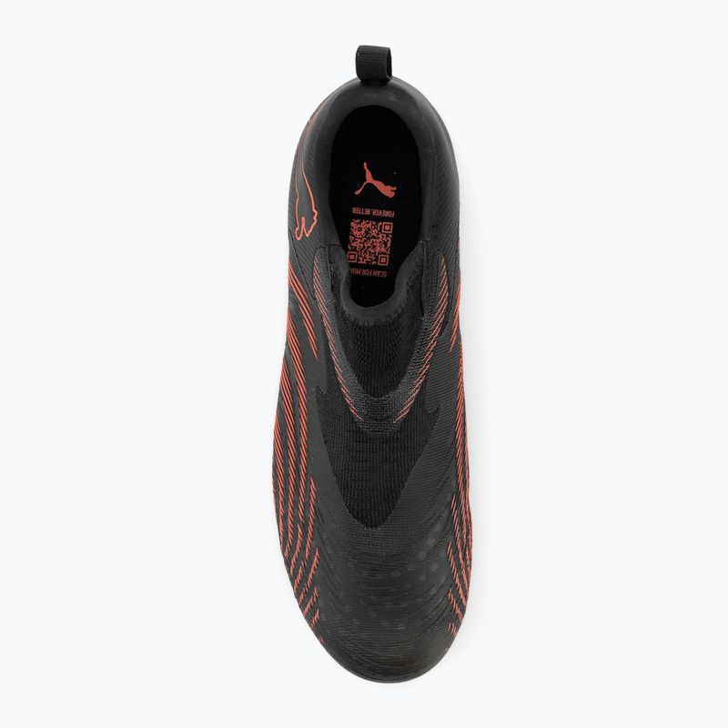 Gyerek focicipő PUMA Future 9 Match LL FG/AG Jr puma black/glowing red/strong grey 5