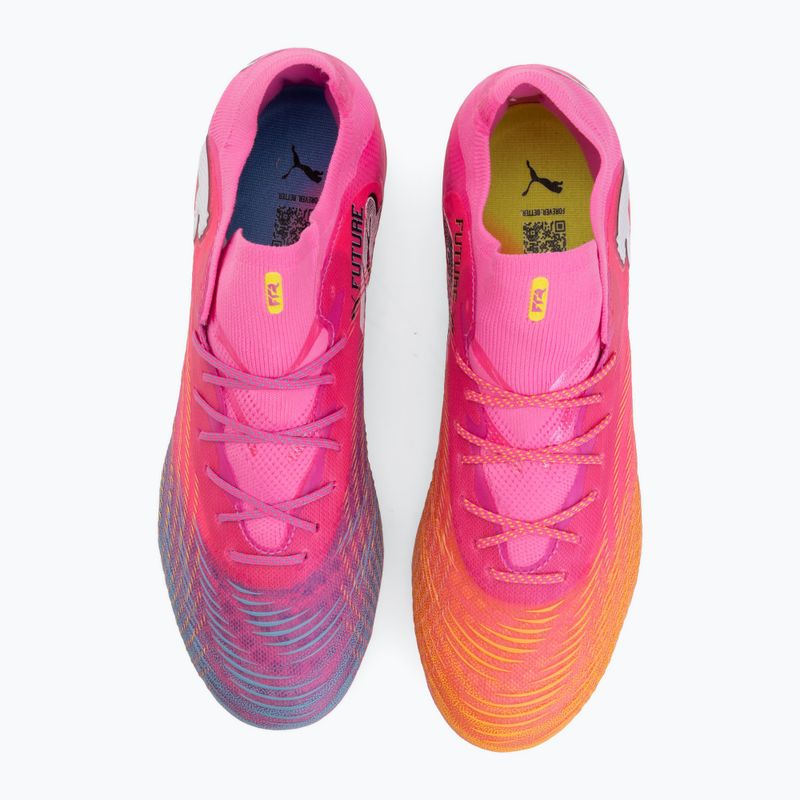 Futballcipő PUMA Future 9 Fusion FG/AG poison pink/sun stream/bright aqua/puma wht 5
