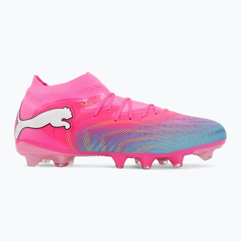 Futballcipő PUMA Future 9 Pro FG/AG poison pink/sun stream/bright aqua/puma white 2