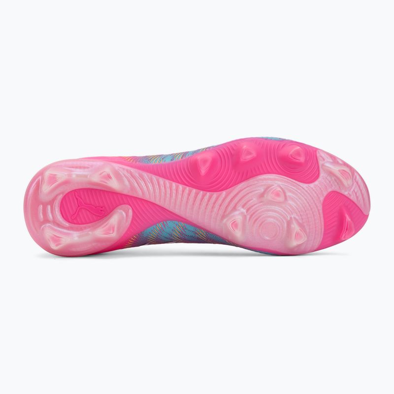 Futballcipő PUMA Future 9 Pro FG/AG poison pink/sun stream/bright aqua/puma white 4