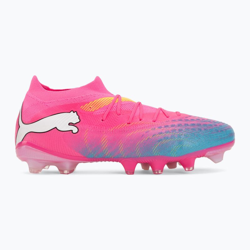Futballcipő PUMA Future 9 Match FG/AG poison pink/puma white/sun stream/bright aqua/puma black 2