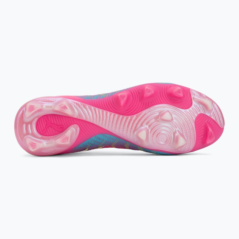 Futballcipő PUMA Future 9 Match FG/AG poison pink/puma white/sun stream/bright aqua/puma black 4
