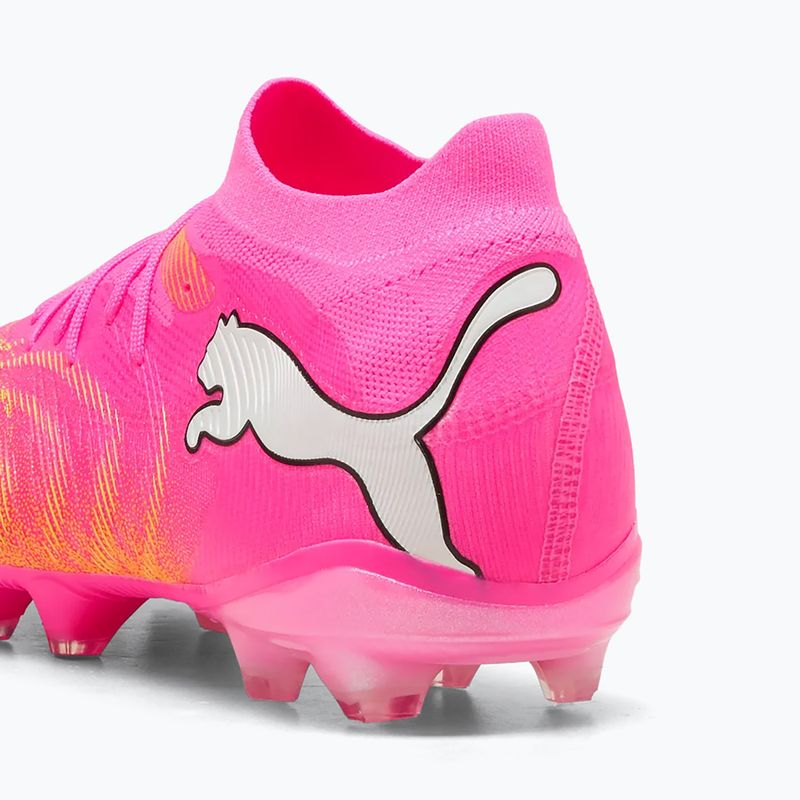 Futballcipő PUMA Future 9 Match FG/AG poison pink/puma white/sun stream/bright aqua/puma black 4