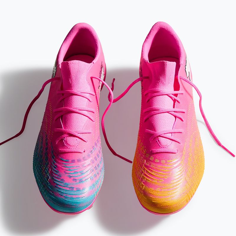 Futballcipő PUMA Future 9 Match Fusion FG/AG poison pink/puma white/sun stream/bright aqua/puma black 5