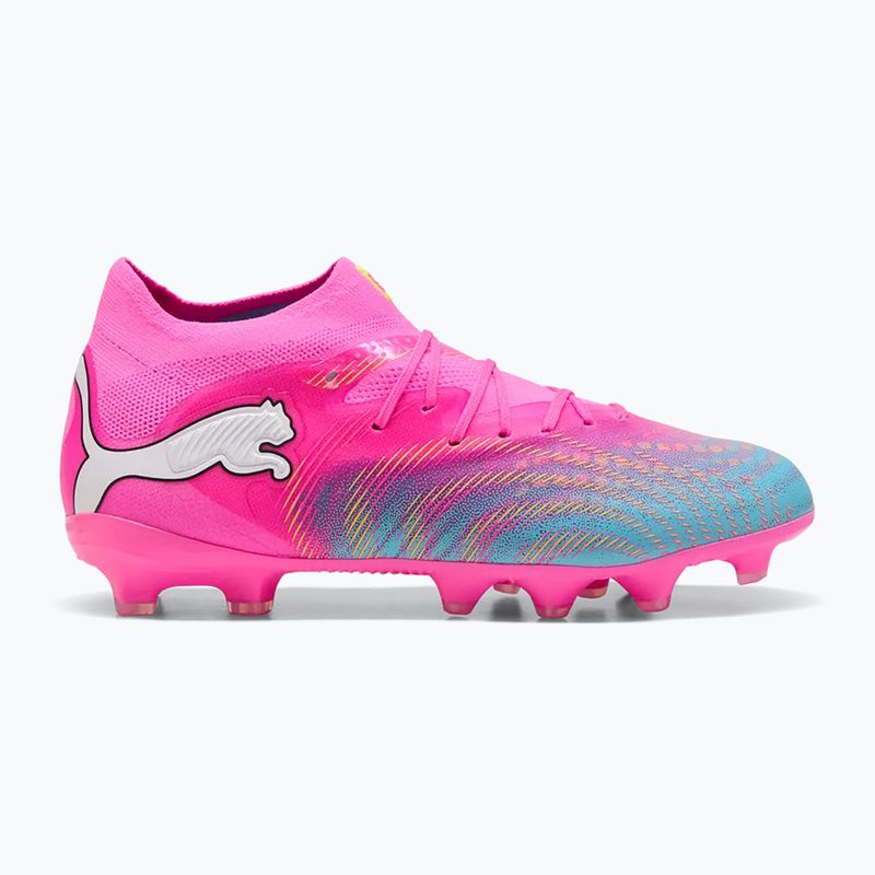 Gyerek focicipő PUMA Future 9 Pro FG/AG Jr poison pink/puma wht/sun stream/bright aqua/puma blk 3