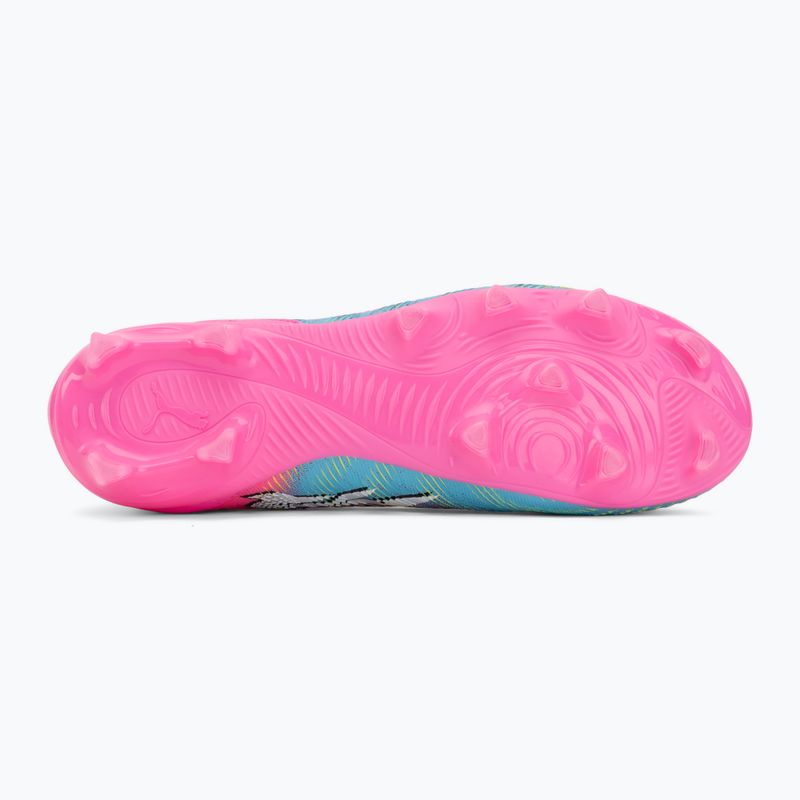 Gyerek focicipő PUMA Future 9 Match LL FG/AG Jr poison pink/puma white/sun stream/bright aqua/puma black 4