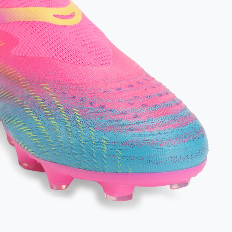 Gyerek focicipő PUMA Future 9 Match LL FG/AG Jr poison pink/puma white/sun stream/bright aqua/puma black 7