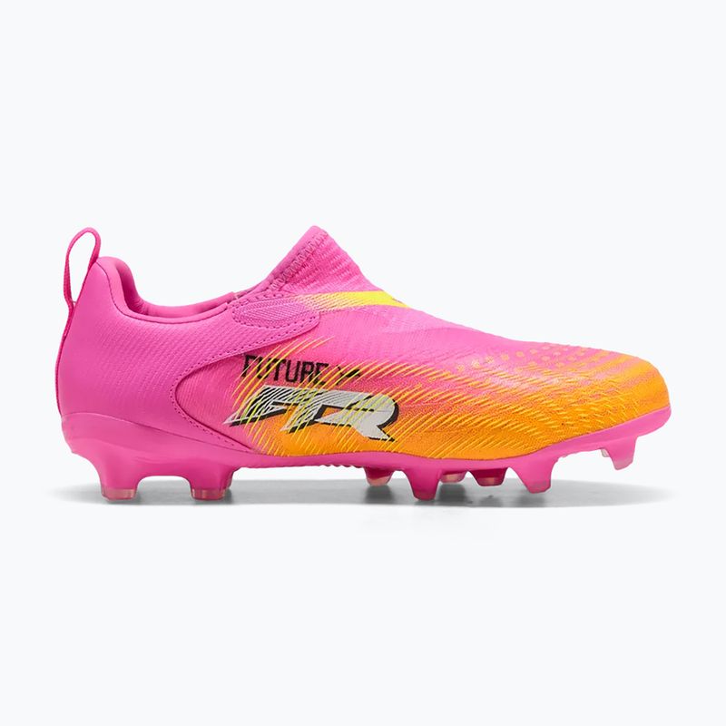 Gyerek focicipő PUMA Future 9 Match LL FG/AG Jr poison pink/puma white/sun stream/bright aqua/puma black 2