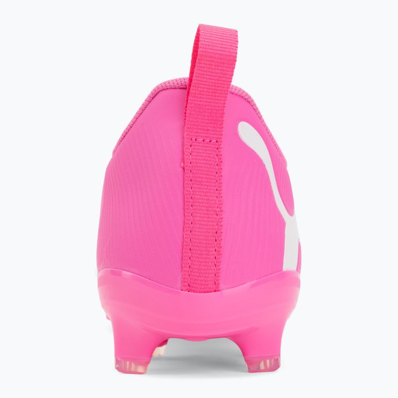 Gyerek focicipő PUMA Future 9 Play FG/AG Jr poison pink/puma white/sun stream/bright aqua/puma black 6