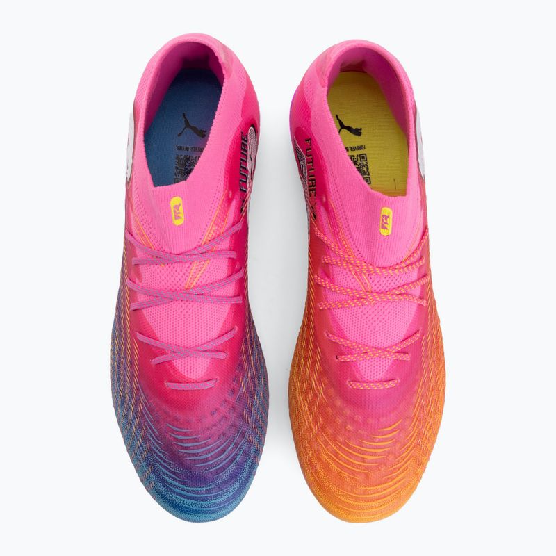 Futballcipő PUMA Future 9 Ultimate FG poison pink/puma wht/sun stream/bright aqua/puma blk 5