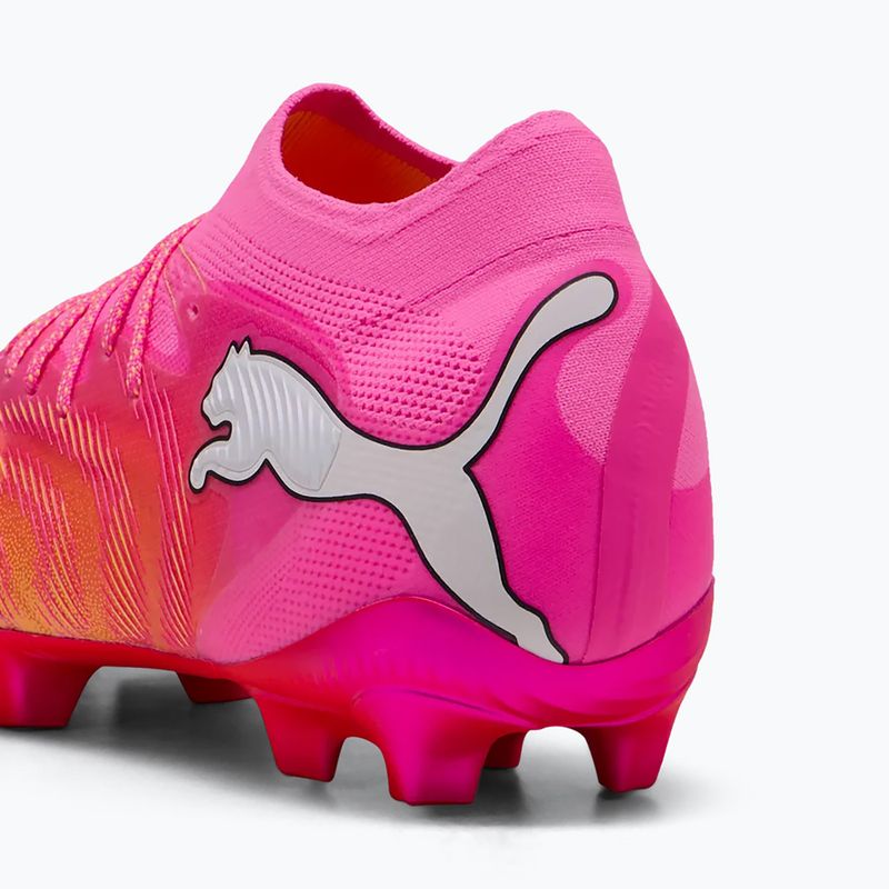 Futballcipő PUMA Future 9 Ultimate FG poison pink/puma wht/sun stream/bright aqua/puma blk 4